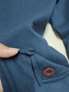 Blue hooded jacket
