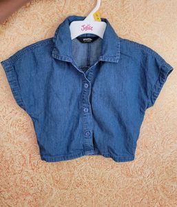 Yousta Denim Crop Top