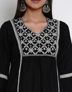 Elegant Black Kurta Set