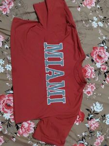 Oversized Crop Tshirt women
