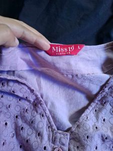Cute Pink Floral Print Top
