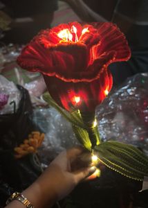 Enchanting Rose Light Decor