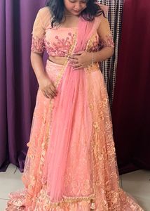 designer maid hand lehnga