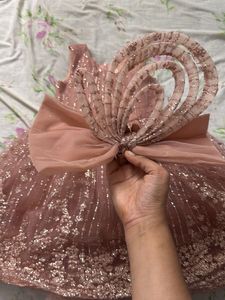 Girls Glittery Ethnic Dress