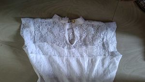 white ankle length kurta