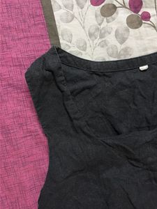 Basic Dark Grey Sleeveless Top