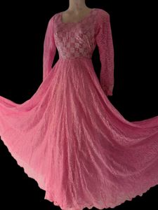 Elegant Pink Anarkali 🌸
