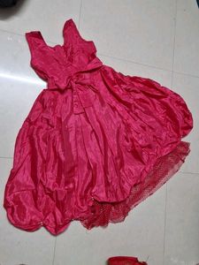 Knee length Elegant Pink Dress