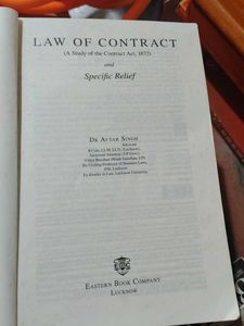 contract and specific relief