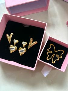 Anti-tarnished Earrings and Butterfly Ring set
