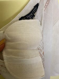 Short Off White Kurta