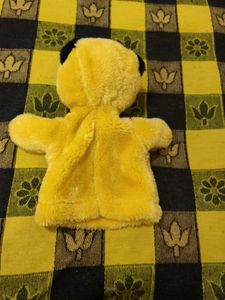 Cute Yellow Teddy Bear Hand Puppet