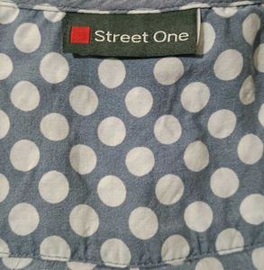 Street One Polka Dot Tunic Top