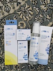 Plum Rice Water & Niacinamide Skincare Set