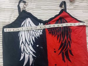 Edgy Angel Wing Tank Top