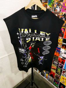 VALLEY GRAPHIC PRINTED OVERSIZE TANK TOP 😎❤️‍🔥🔥