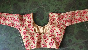 Embroidered Red Blouse