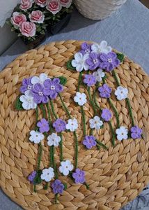 Handmade Crochet Flower Hair Clips
