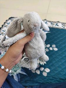 Cute Grey Bunny Plush Toy