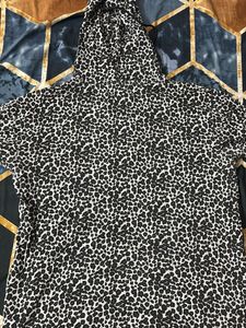 Splash "LOST" Animal Print Hooded T-Shirt(Imported