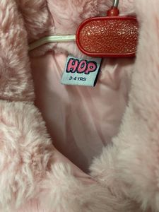 Pink Faux Fur Coat