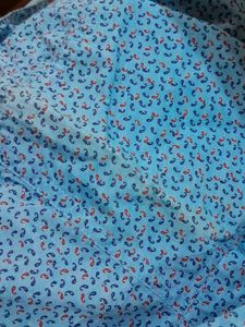 Blue Printed Shirt For Boy's