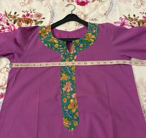 Floral Print Kurta