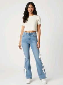 Ribbon Jeans