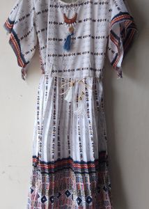 Womens Midi Length Kaftan Type Dress