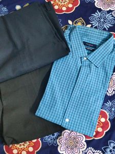 Pack Of 3 Formal Wear Pants With Free Shirt