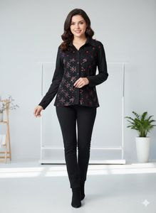 Floral Embroidered Top