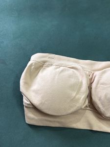 Padded Strapless Bra - Beige