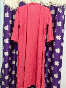 Full body Pink Embroidered Kurta