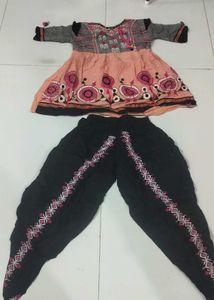 Embroidery Girls kedia garba dress