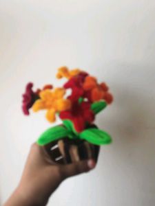 Cute Pipe Cleaner Potted Plant