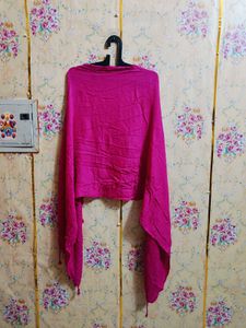Stylish Pink stall with Fringes