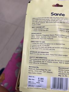 5 Sanfe Papaya Facial Mask