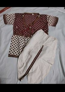 [Unisex] Ethnic Kurta Dhoti Set