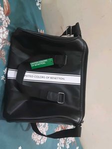 Benetton Black Crossbody Bag