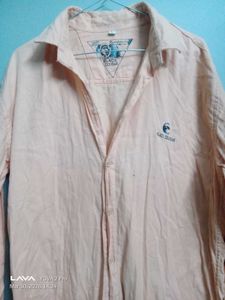 Men's Peach Casual Shirt