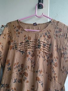 Floral Print Kurta