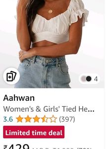White Crop Top