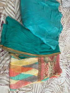 Loose Plazo Suit With Duptta