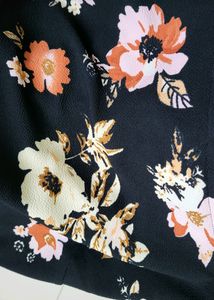 Floral  Black Dress - Brand New