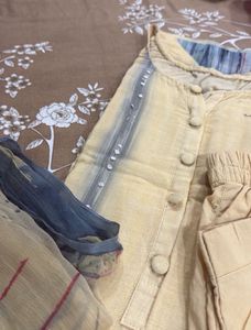 Yellow Kurta Set with duppata