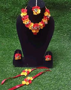 Haldi Flower Set