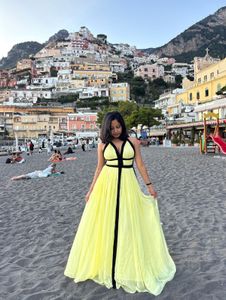 Stunning Yellow Maxi Dress