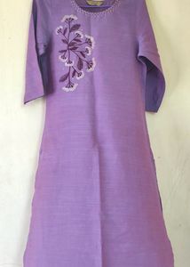 Lavender Color Kurti