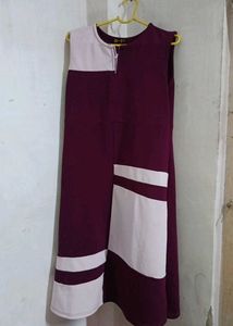 Elegant Maroon bodycon dress