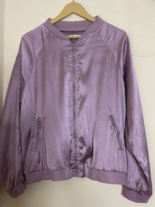 Light Purple Bomber Jacket